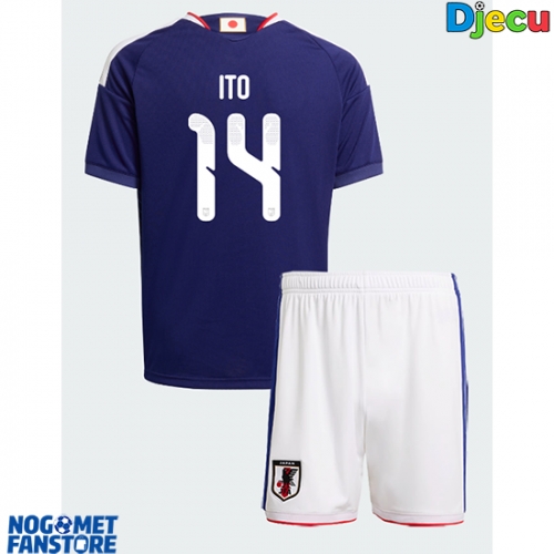 Japan Junya Ito #14 Domaci Dres za djecu SP 2026 Kratak Rukav (+ Kratke hlače)